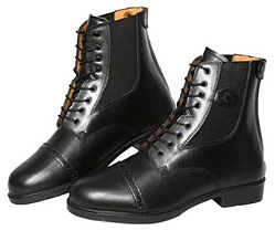 Ideale Pippi Langstrumpf Schuhe Schwarze Reitstiefeletten gibt es von Gre 35 - 45