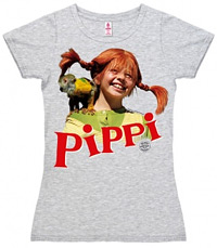 Pippi Langstrumpf Girlie-Shirt Gre XS - L