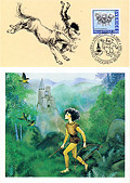 Ronja Rubertochter und die Rumpelwichte ... Schwedische Briefmarke von 1987