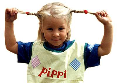 Sarah als Pippi Langstrumpf