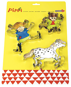 Pippi Langstrumpf Ausstechförmchen Pippi, Herr Nilsson und Kleiner Onkel