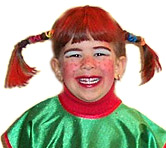 Patricia als Pippi Langstrumpf