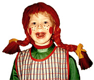 Jenny als Pippi Langstrumpf