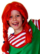 Rebecca als Pippi Langstrumpf