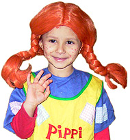Lorena als Pippi Langstrumpf