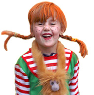 Melissa als Pippi Langstrumpf