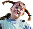 Isabella als Pippi Langstrumpf