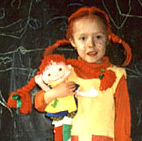 Alicia als Pippi Langstrumpf