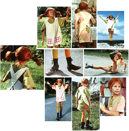 Inspirationsbilder für ein Pippi Langstrumpf Kostüm