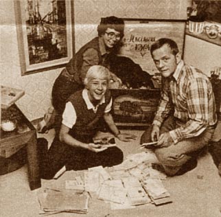 Jan Ohlsson mit seinen Eltern