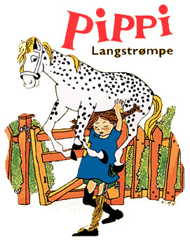 Pippi Langstrømpe - Pippi Langstrumpf in Dänemark