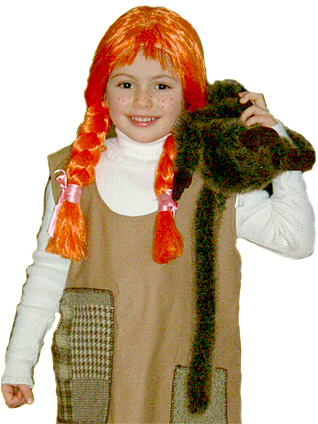 Anna als Pippi Langstrumpf