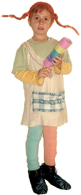 Emily als Pippi Langstrumpf