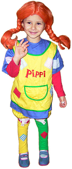 Lorena als Pippi Langstrumpf